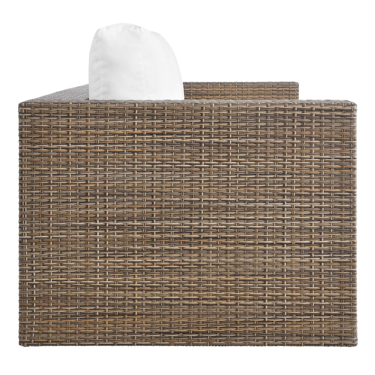 Convene 2-Piece Outdoor Patio Furniture Set - Cappuccino White