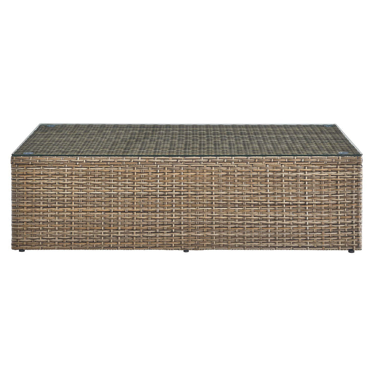 Convene 2-Piece Outdoor Patio Furniture Set - Cappuccino White