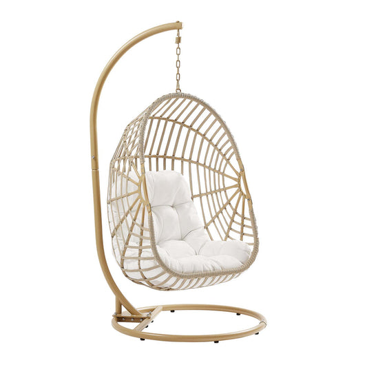 Amalie Wicker Rattan Outdoor Patio Rattan Swing Chair - Default Title