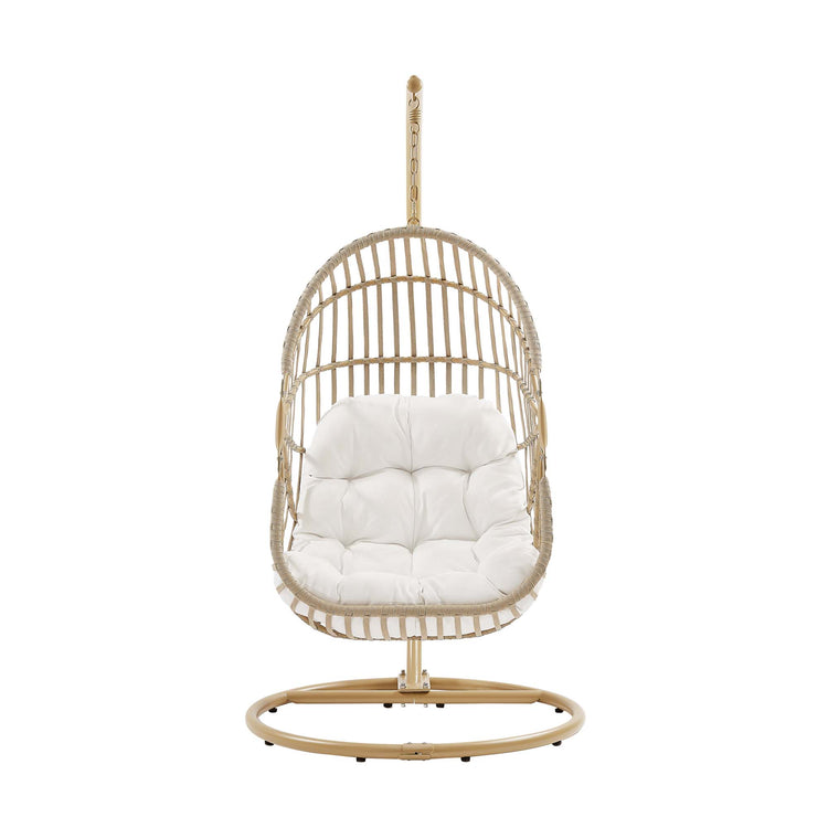 Amalie Wicker Rattan Outdoor Patio Rattan Swing Chair - Default Title