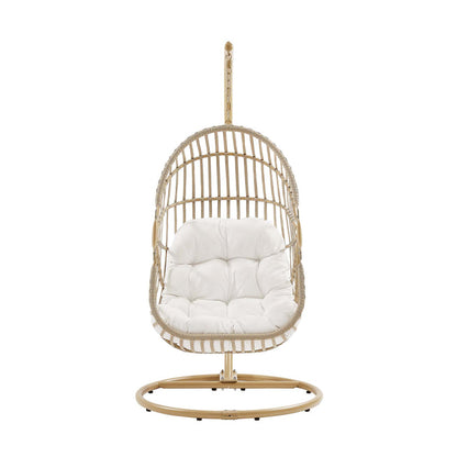 Amalie Wicker Rattan Outdoor Patio Rattan Swing Chair - Default Title