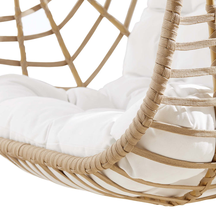 Amalie Wicker Rattan Outdoor Patio Rattan Swing Chair - Default Title