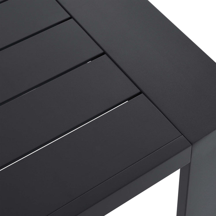 Tahoe Outdoor Patio Powder-Coated Aluminum End Table - Default Title