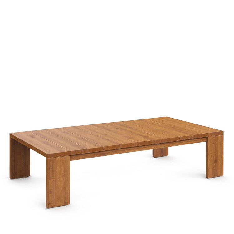 Tahoe 5-Piece Outdoor Patio Acacia Wood Furniture Set - Natural Cocoa