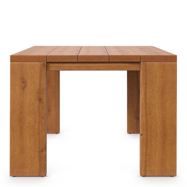 Tahoe 5-Piece Outdoor Patio Acacia Wood Furniture Set - Natural Cocoa