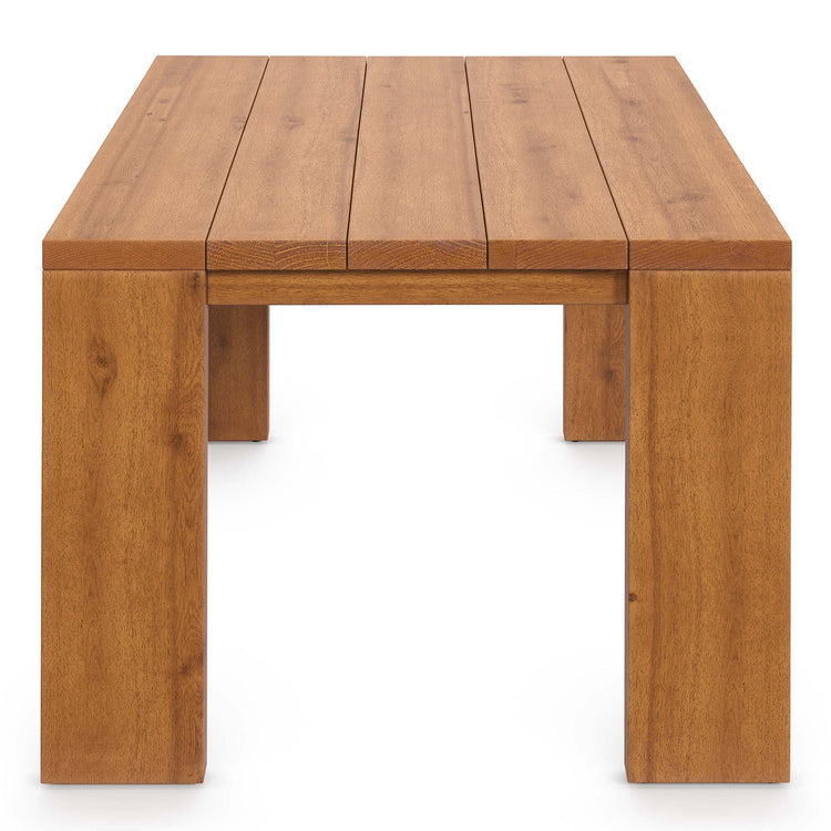 Tahoe 5-Piece Outdoor Patio Acacia Wood Furniture Set - Natural Cocoa