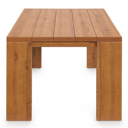 Tahoe 5-Piece Outdoor Patio Acacia Wood Furniture Set - Natural Cocoa