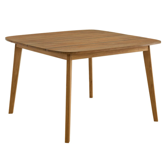 Vienna 46" Square Outdoor Patio Teak Wood Dining Table - Default Title