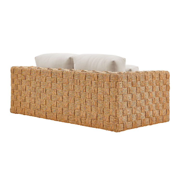 Thames 4-Piece Outdoor Patio Wicker Outdoor Patio Rattan Furniture Set - Default Title