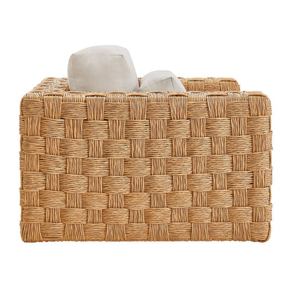 Thames Outdoor Patio Wicker Outdoor Patio Rattan Armchair - Default Title