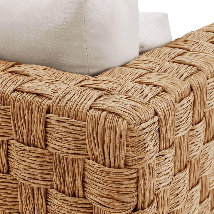 Thames Outdoor Patio Wicker Outdoor Patio Rattan Armchair - Default Title