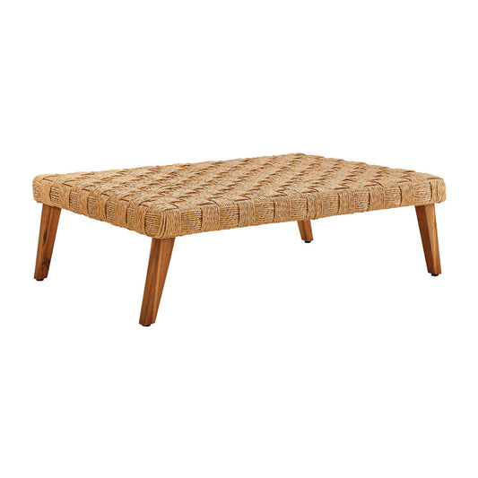 Thames Outdoor Patio Wicker Outdoor Patio Rattan Coffee Table - Default Title