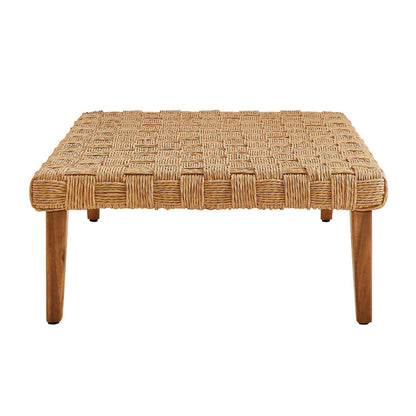 Thames 4-Piece Outdoor Patio Wicker Outdoor Patio Rattan Furniture Set - Default Title