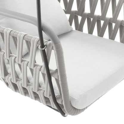 Kaliah Outdoor Patio Aluminum Swing Chair - Kaliah Outdoor Patio Aluminum Swing Chair