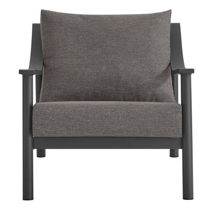Terrace 4-Piece Outdoor Patio Aluminum Furniture Set - Default Title