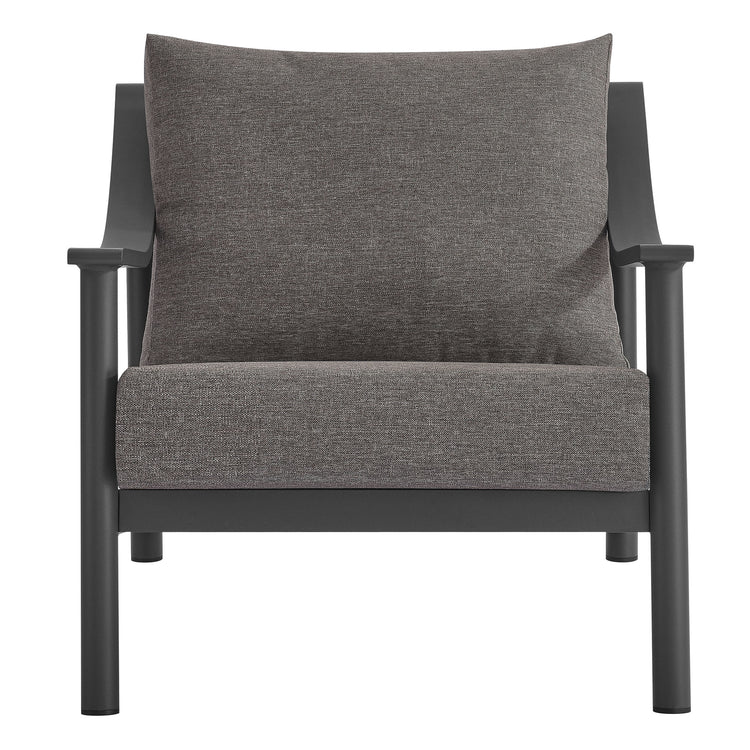 Terrace Outdoor Patio Aluminum Accent Armchair - Default Title