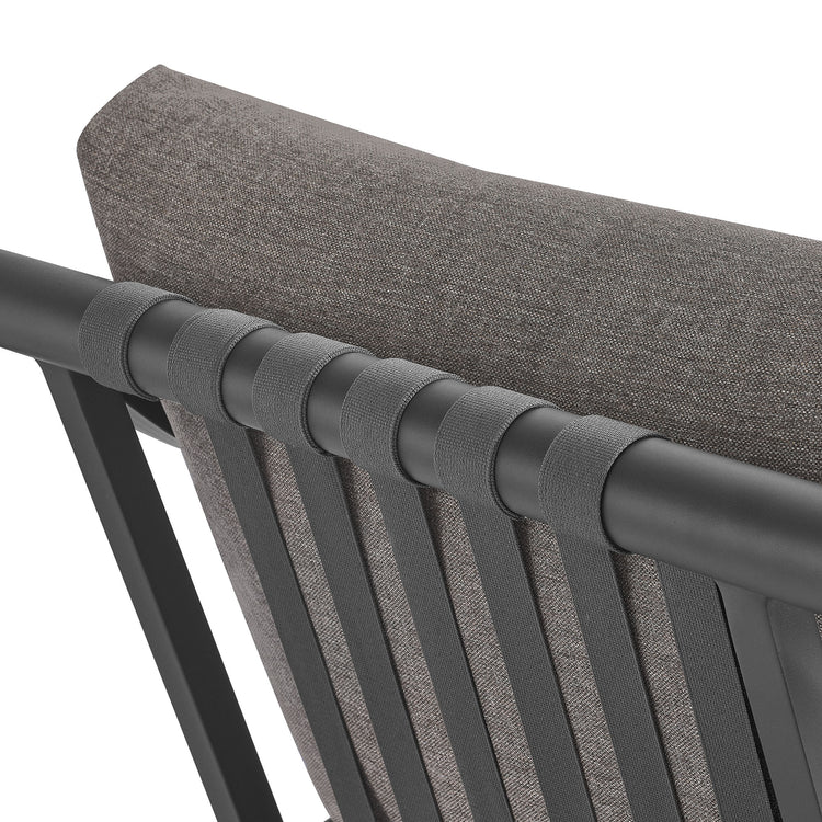 Terrace Outdoor Patio Aluminum Accent Armchair - Default Title
