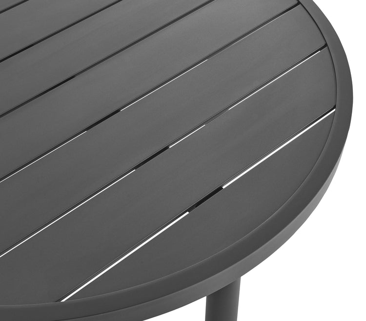 Terrace 35" Outdoor Patio Aluminum Round Coffee Table - Default Title