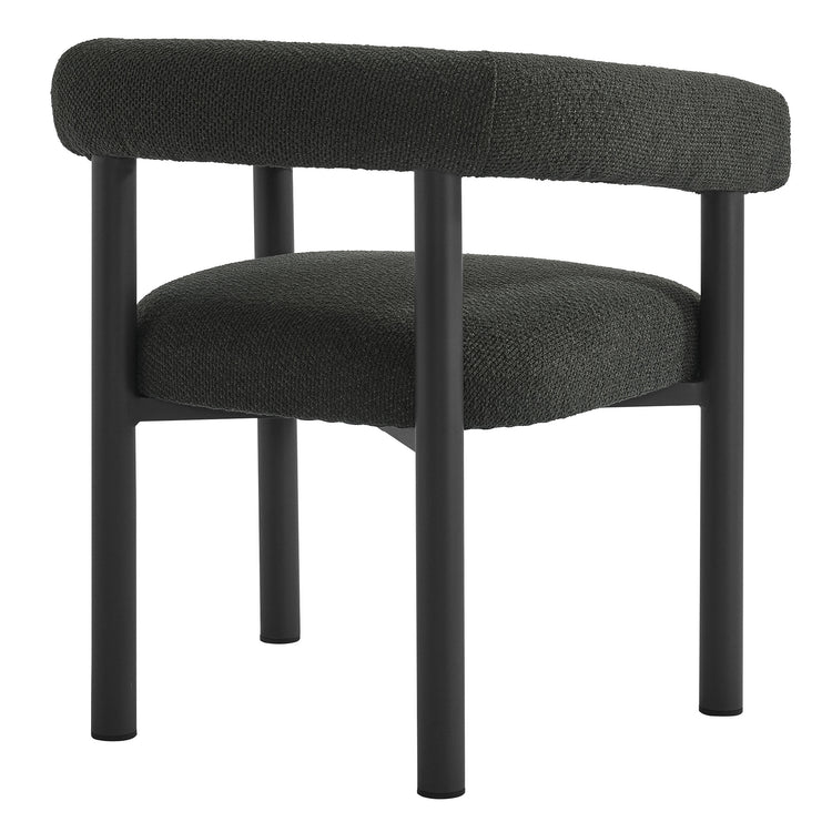 Nautica Outdoor Patio Aluminum Dining Armchairs Set of 2 - Charcoal Graphite