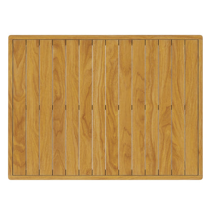 Wren Outdoor Patio Teak Wood Coffee Table - Default Title