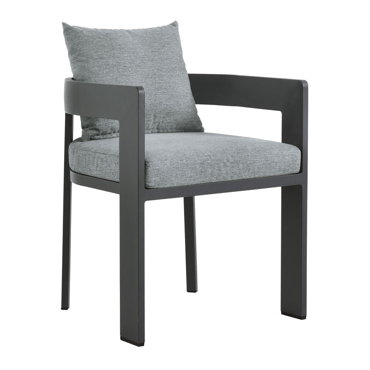 Tahoe 9-Piece Outdoor Patio Aluminum Dining Set - Gray Gray
