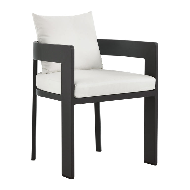 Tahoe 9-Piece Outdoor Patio Aluminum Dining Set - Gray White