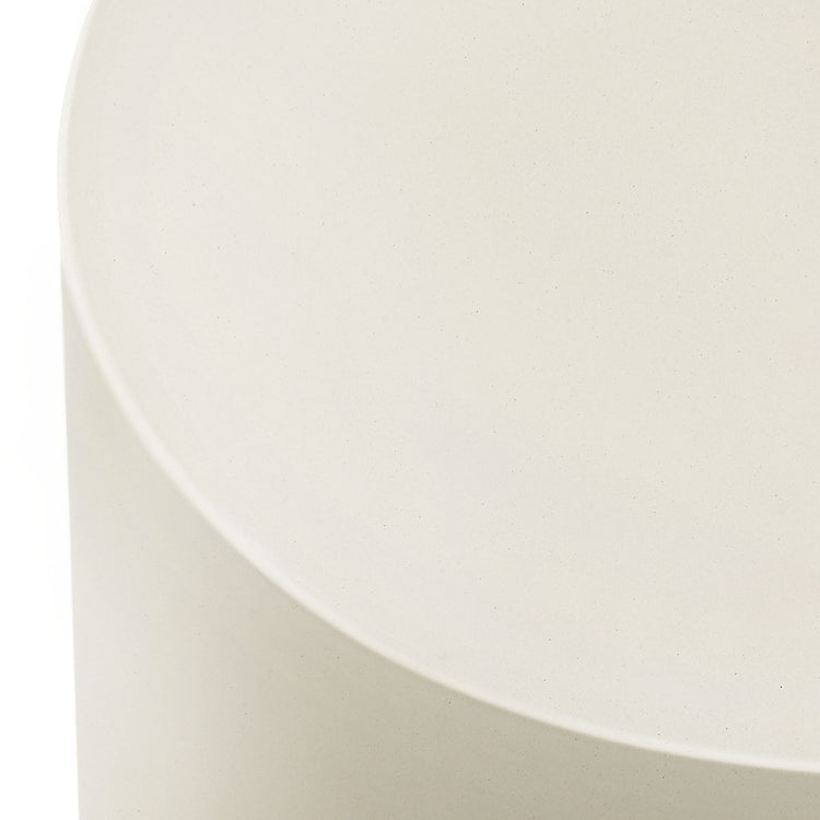 Brion Indoor - Outdoor Patio Concrete 5 Piece Dining Table Set - White