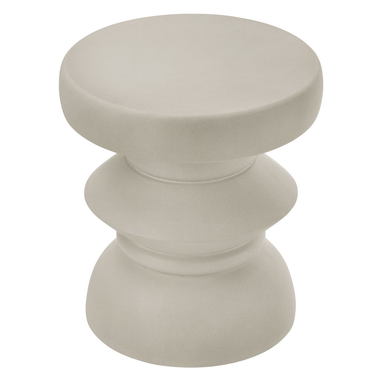 Terza Indoor - Outdoor Patio Concrete Side Table - Default Title