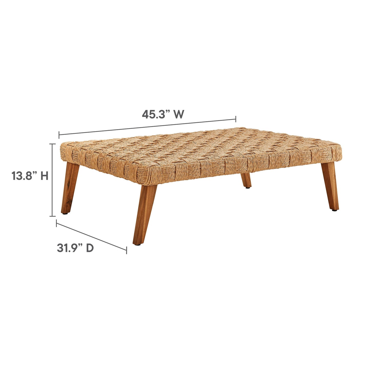 Thames  4-Piece Outdoor Patio Wicker Rattan Furniture Set
