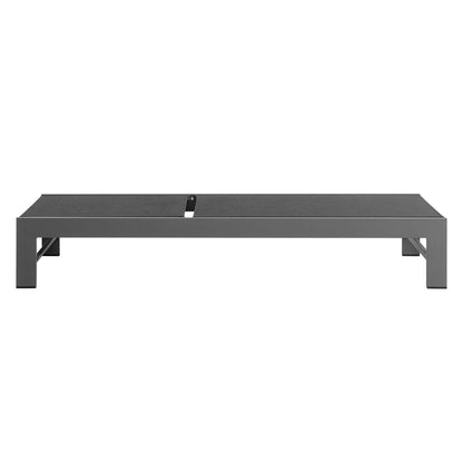 Tahoe Outdoor Patio Mesh and Aluminum Chaise Lounge - Default Title