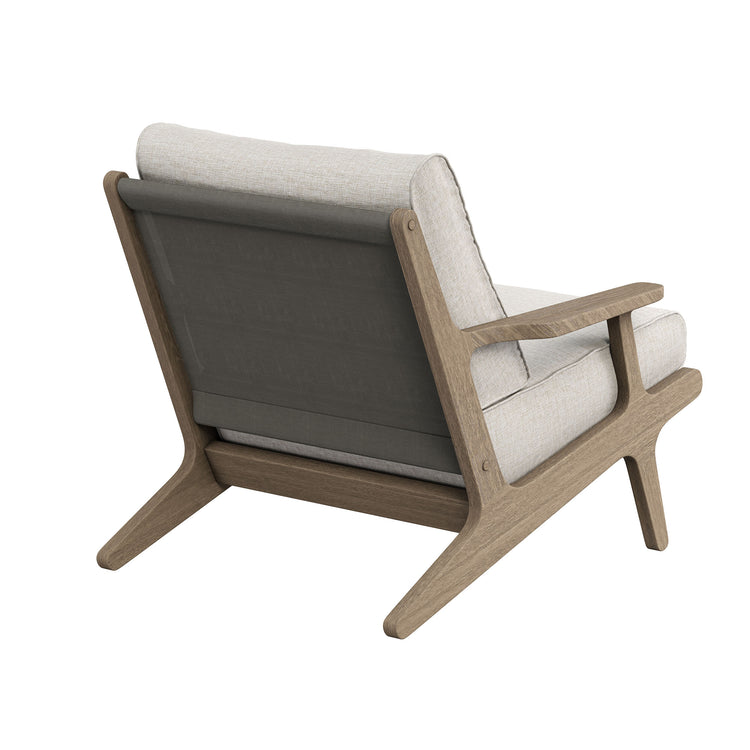 Saratoga 5-Piece Outdoor Teak Wood Furniture Set - Pebble
