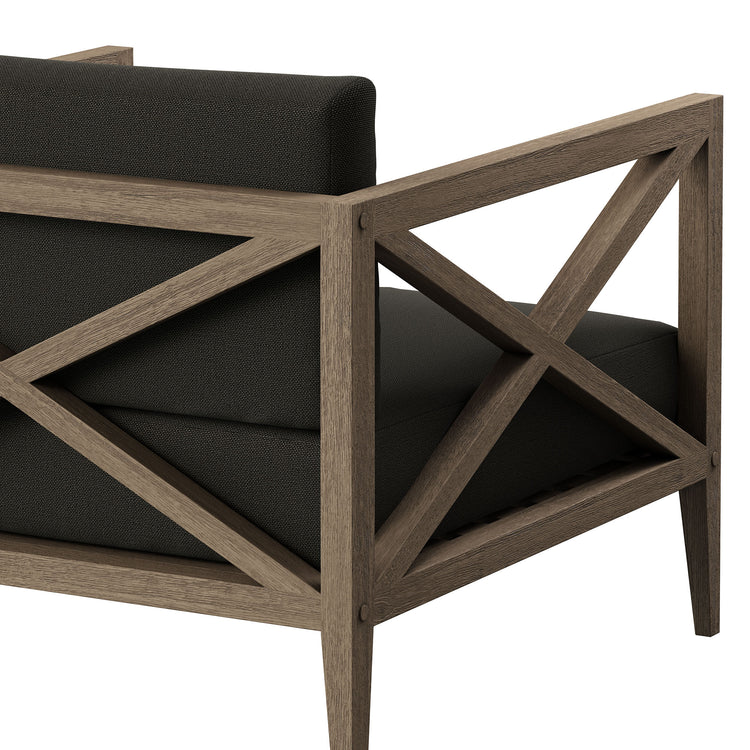Northlake Outdoor Teak Armchair - Flint Gray