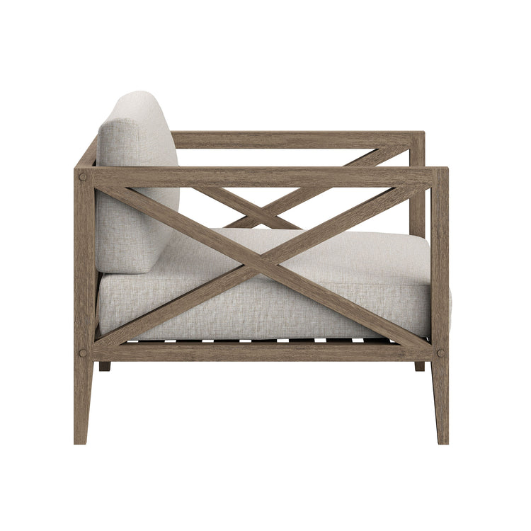 Northlake Outdoor Teak Armchair - Pebble