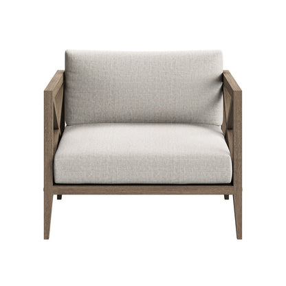 Northlake Outdoor Teak Armchair - Pebble