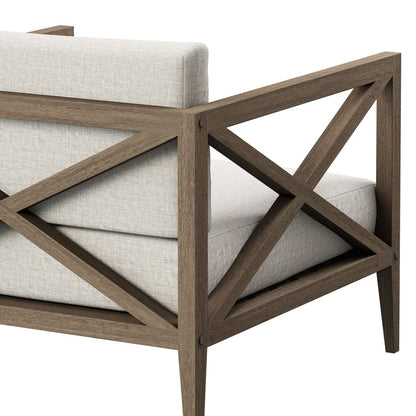 Northlake Outdoor Teak Armchair - Pebble