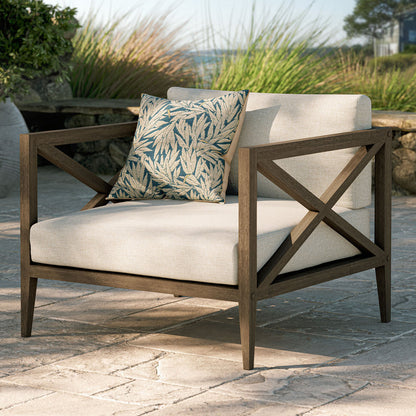 Northlake Outdoor Teak Armchair - Pebble