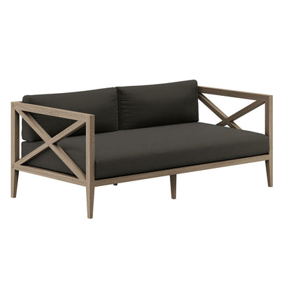 Northlake 5-Piece Outdoor Teak Wood Furniture Set - Flint Gray
