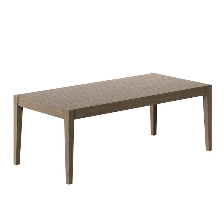 Northlake 7-Piece Outdoor Teak Wood Dining Set - Pebble