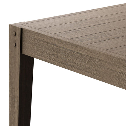 Northlake 7-Piece Outdoor Teak Wood Dining Set - Pebble