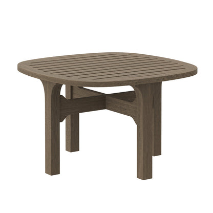 Saratoga Outdoor Teak Wood 3-Piece Chaise Lounge Furniture Set - Pebble