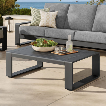 Lirienne Outdoor Patio Aluminum Coffee Table - Default Title