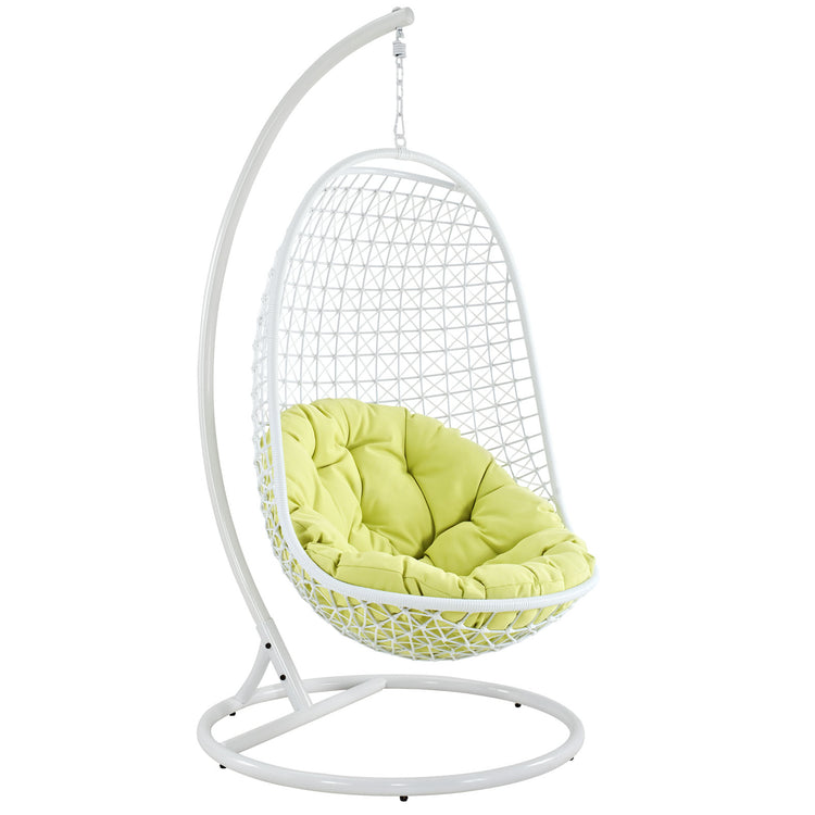 Encounter Swing Outdoor Patio Fabric Lounge Chair - Default Title