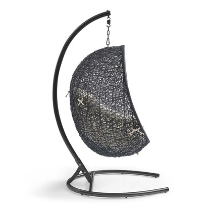 Encase Swing Outdoor Patio Lounge Chair - Beige
