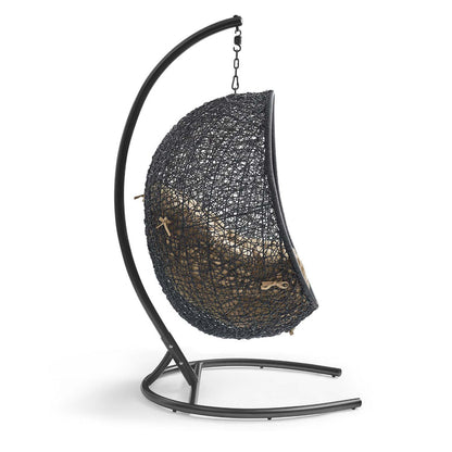 Encase Swing Outdoor Patio Lounge Chair - Mocha