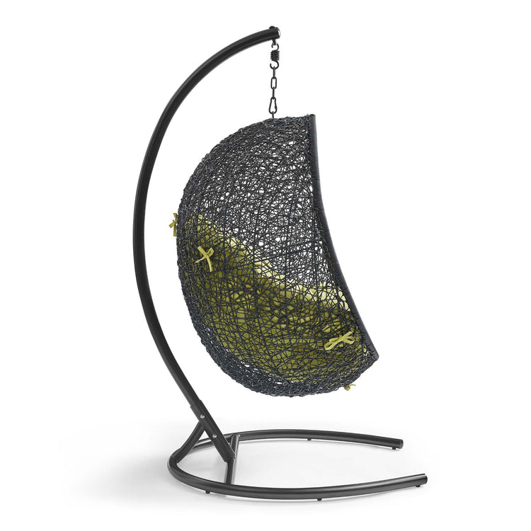Encase Swing Outdoor Patio Lounge Chair - Peridot