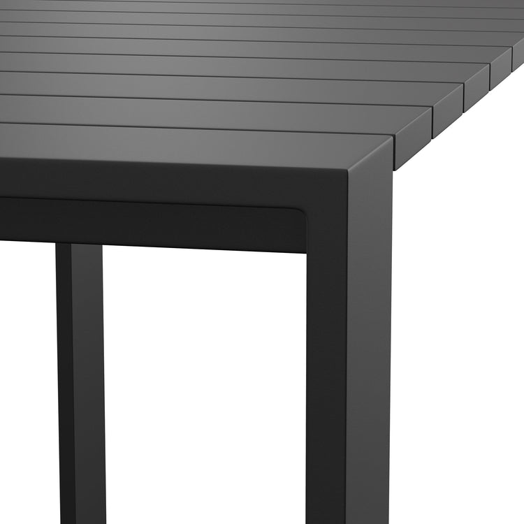 Tahoe 59 Inch Rectangle Outdoor Aluminum Bar Table - Default Title