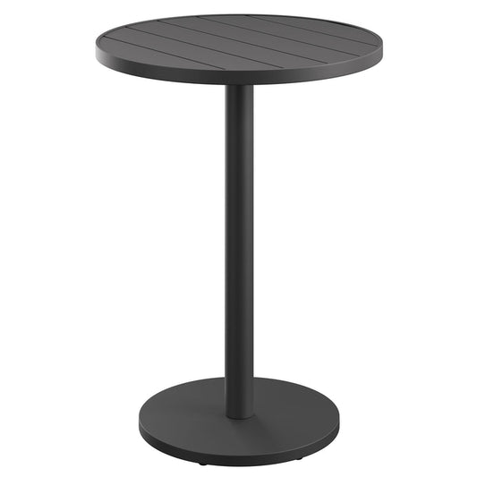 Tahoe 31 Inch Round Outdoor Aluminum Bar Table - Default Title