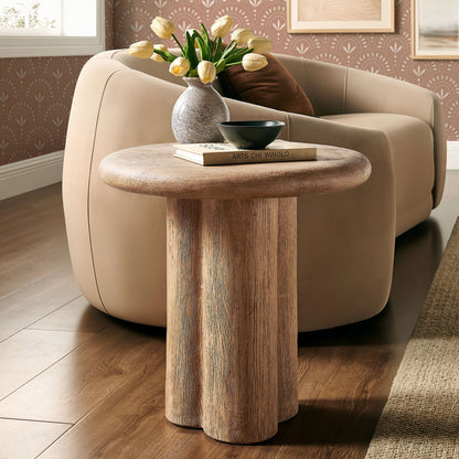 Tori 20 Inch Round Indoor and Outdoor Side Table
