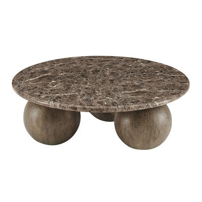 Pietra Indoor Outdoor Round Coffee Table - Default Title