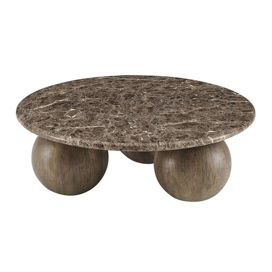 Pietra Indoor Outdoor Round Coffee Table - Default Title